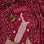 red silk blend embroidered unstitched dressmaterials 3 pair top bottom dupptaa