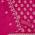 pink silk blend embroidered unstitched dressmaterials 3 pair top bottom dupptaa