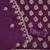 purple silk blend embroidered unstitched dressmaterials 3 pair top bottom dupptaa