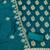indigo silk blend embroidered unstitched dressmaterials 3 pair top bottom dupptaa