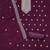 purple georgette embroidered unstitched dressmaterials 3 pair top bottom dupptaa