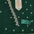 green georgette embroidered unstitched dressmaterials 3 pair top bottom dupptaa