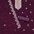 purple georgette embroidered unstitched dressmaterials 3 pair top bottom dupptaa