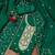 green cotton blend embroidered unstitched dressmaterials 3 pair top bottom dupptaa