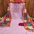 lavender cotton blend embroidered unstitched dressmaterials 3 pair top bottom dupptaa
