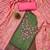 sea green cotton blend embroidered unstitched dressmaterials 3 pair top bottom dupptaa
