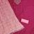 pink cotton blend embroidered unstitched dressmaterials 3 pair top bottom dupptaa