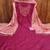 pink cotton blend embroidered unstitched dressmaterials 3 pair top bottom dupptaa