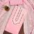 pink silk blend embroidered unstitched dressmaterials 3 pair top bottom dupptaa