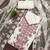 maroon georgette embroidered unstitched dressmaterials 3 pair top bottom dupptaa
