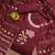 maroon cotton blend embroidered unstitched dressmaterials 3 pair top bottom dupptaa