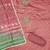 pink cotton blend embroidered unstitched dressmaterials 3 pair top bottom dupptaa