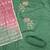 sea green cotton blend embroidered unstitched dressmaterials 3 pair top bottom dupptaa