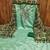 green cotton blend embroidered unstitched dressmaterials 3 pair top bottom dupptaa