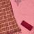 pink cotton blend embroidered unstitched dressmaterials 3 pair top bottom dupptaa