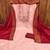 peach cotton blend embroidered unstitched dressmaterials 3 pair top bottom dupptaa