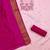 pink cotton blend embroidered unstitched dressmaterials 3 pair top bottom dupptaa