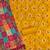gold cotton blend embroidered unstitched dressmaterials 3 pair top bottom dupptaa