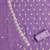 lavender georgette embroidered unstitched dressmaterials 3 pair top bottom dupptaa