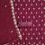 maroon georgette embroidered unstitched dressmaterials 3 pair top bottom dupptaa