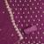 wine georgette embroidered unstitched dressmaterials 3 pair top bottom dupptaa