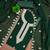 green georgette embroidered unstitched dressmaterials 3 pair top bottom dupptaa