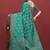 premium bottol green pure banarasi silk blend wedding and party wear saree with blouse