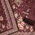Maroon silk embroidered unstitched dressmaterials 3 pair top bottom dupptaa