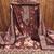 Maroon silk embroidered unstitched dressmaterials 3 pair top bottom dupptaa