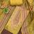 Musturd silk embroidered unstitched dressmaterials 3 pair top bottom dupptaa
