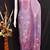 Purple silk embroidered unstitched dressmaterials 3 pair top bottom dupptaa