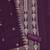 purple georgette embroidered unstitched dressmaterials 3 pair top bottom dupptaa