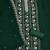 Green georgette embroidered unstitched dressmaterials 3 pair top bottom dupptaa