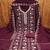 Multi georgette embroidered unstitched dressmaterials 3 pair top bottom dupptaa