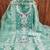 sky organza embroidered unstitched dressmaterials 3 pair top bottom dupptaa