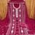 pink georgette embroidered unstitched dressmaterials 3 pair top bottom dupptaa