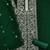 green georgette embroidered unstitched dressmaterials 3 pair top bottom dupptaa