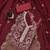 maroon georgette embroidered unstitched dressmaterials 3 pair top bottom dupptaa