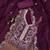 wine georgette embroidered unstitched dressmaterials 3 pair top bottom dupptaa