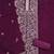 wine georgette embroidered unstitched dressmaterials 3 pair top bottom dupptaa
