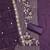 purple georgette embroidered unstitched dressmaterials 3 pair top bottom dupptaa