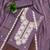 lavender georgette embroidered unstitched dressmaterials 3 pair top bottom dupptaa