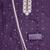 purple georgette embroidered unstitched dressmaterials 3 pair top bottom dupptaa