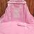 Pink chanderi  embroidered unstitched dressmaterials 3 pair top bottom dupptaa