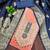 Orange silk embroidered unstitched dressmaterials 3 pair top bottom dupptaa