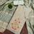 Grey silk embroidered unstitched dressmaterials 3 pair top bottom dupptaa
