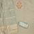 Grey silk embroidered unstitched dressmaterials 3 pair top bottom dupptaa