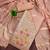 Orange silk embroidered unstitched dressmaterials 3 pair top bottom dupptaa