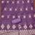 Purple silk embroidered unstitched dressmaterials 3 pair top bottom dupptaa