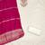 Pink silk embroidered unstitched dressmaterials 3 pair top bottom dupptaa